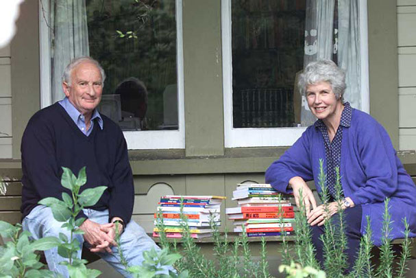 Co-founders of Fraser Books Publishing at home in Wairarapa